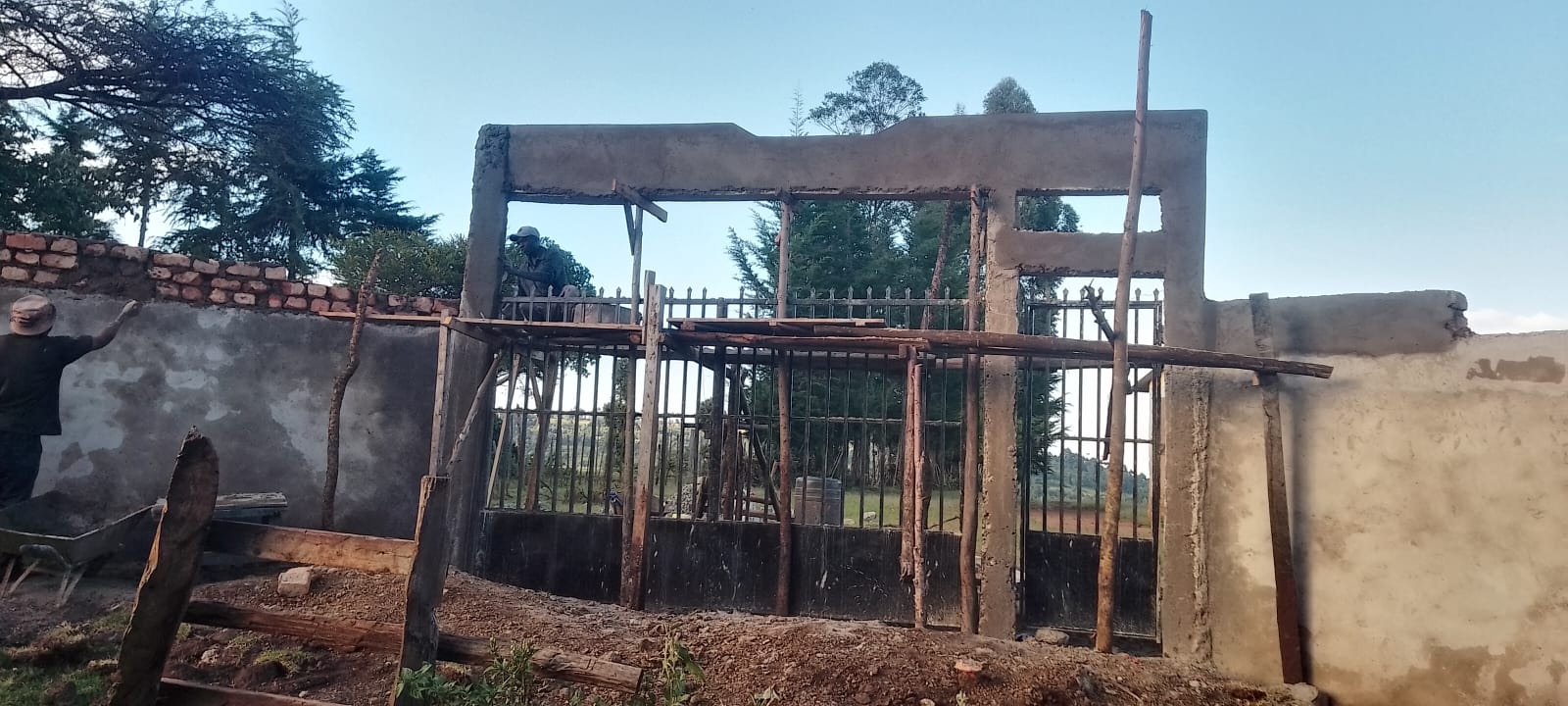Gate under construction — December 2024